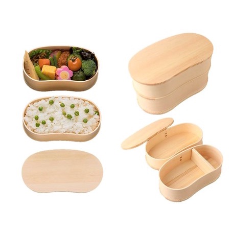 ❤️現貨【日本品牌  Wakacho若兆 】木製 便當盒 餐盒 日式便當盒 雙層便當盒 手作 禮物 日本限定 現貨 好物