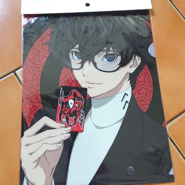 女神異聞錄persona5 P5 動畫版主人公雨宮蓮joker 資料夾文件夾 蝦皮購物