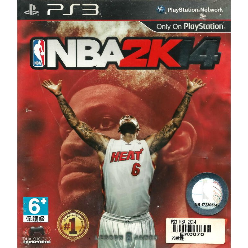 【二手遊戲】PS3 美國職業籃球賽 2014 NBA 2K14 中文版【台中恐龍電玩】