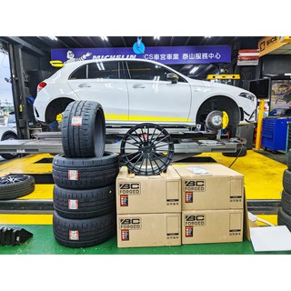 BENZ A35 用 BC 鍛造鋁圈 EH201 19吋 5/112 9J ET37 單片式 客製化 車宮保修
