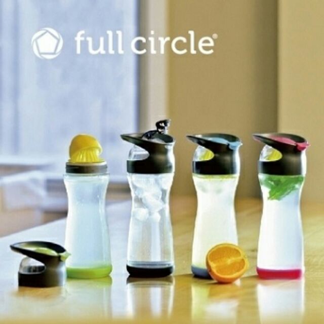 [健康生活]Full circle纖檸隨手玻璃瓶/榨汁杯