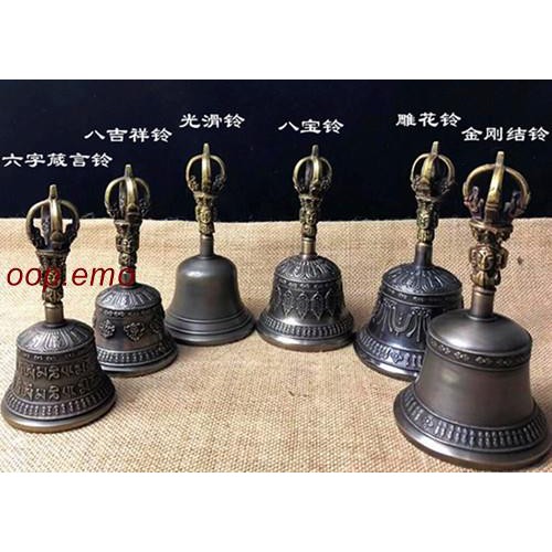 密宗法器尼泊爾純銅五股金剛鈴杵降魔鈴鐺手搖鈴藏鈴寺廟佛堂法器 蝦皮購物