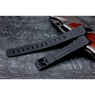 16mm潛水錶風格塑膠製錶帶可替代casio MQ24 MQ61 MQ76 MW59 MW60 MQ71 mq58表帶