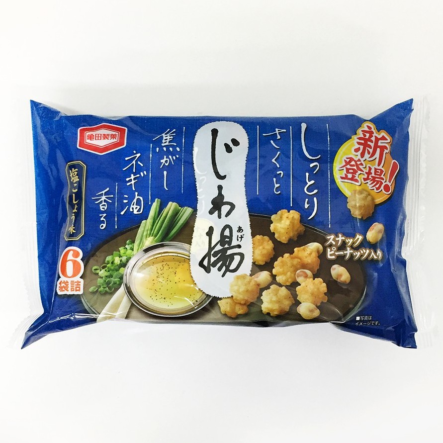 龜田製菓 蔥油花生米果 6小袋入