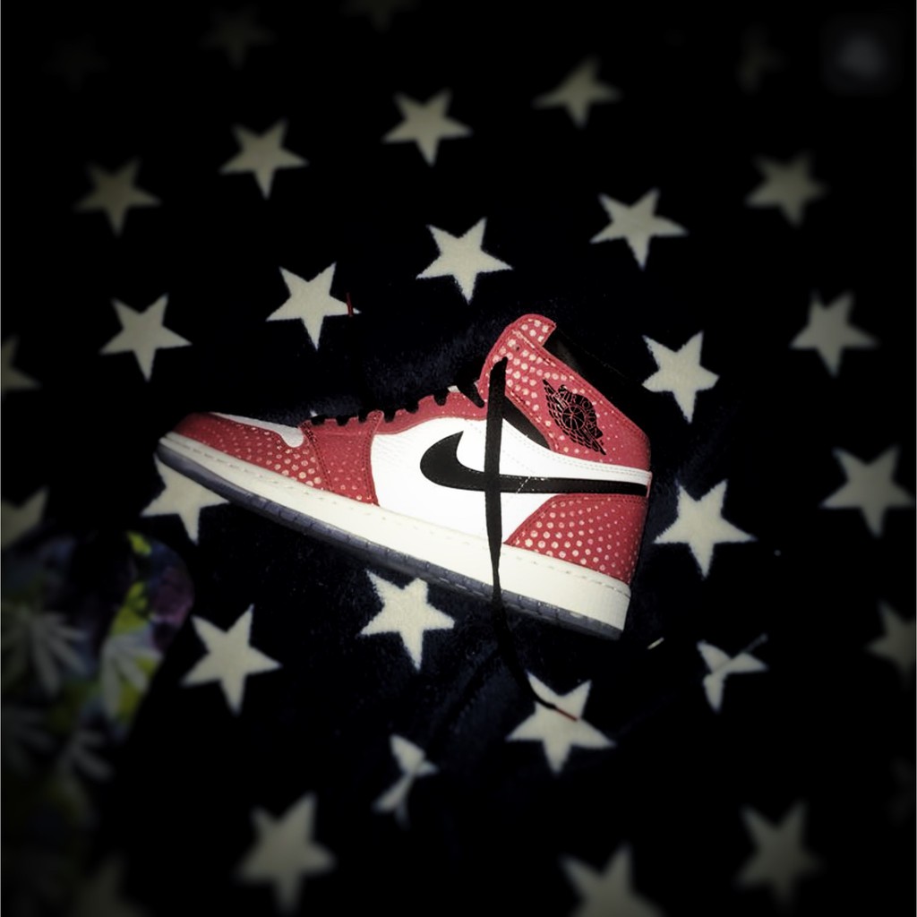 Us9 Nike Air Jordan 1 OG Origin Story 蜘蛛人 芝加哥 湖人 喬丹 AJ1 閃電