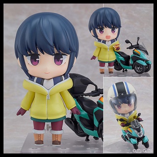 █Mine公仔█日版 搖曳露營 GSC 志摩凜 三輪機車 黏土人 1865 可動 Q版 D1537