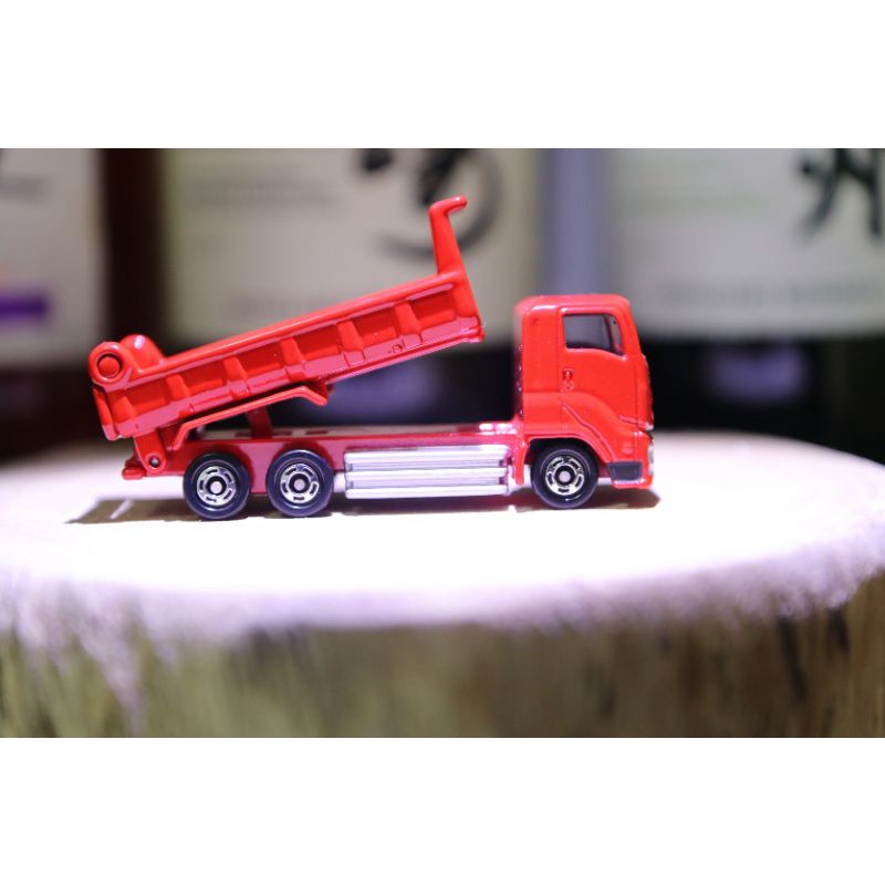 TOMICA多美 ISUZU 砂石車 卡車 (紅色)非賣品