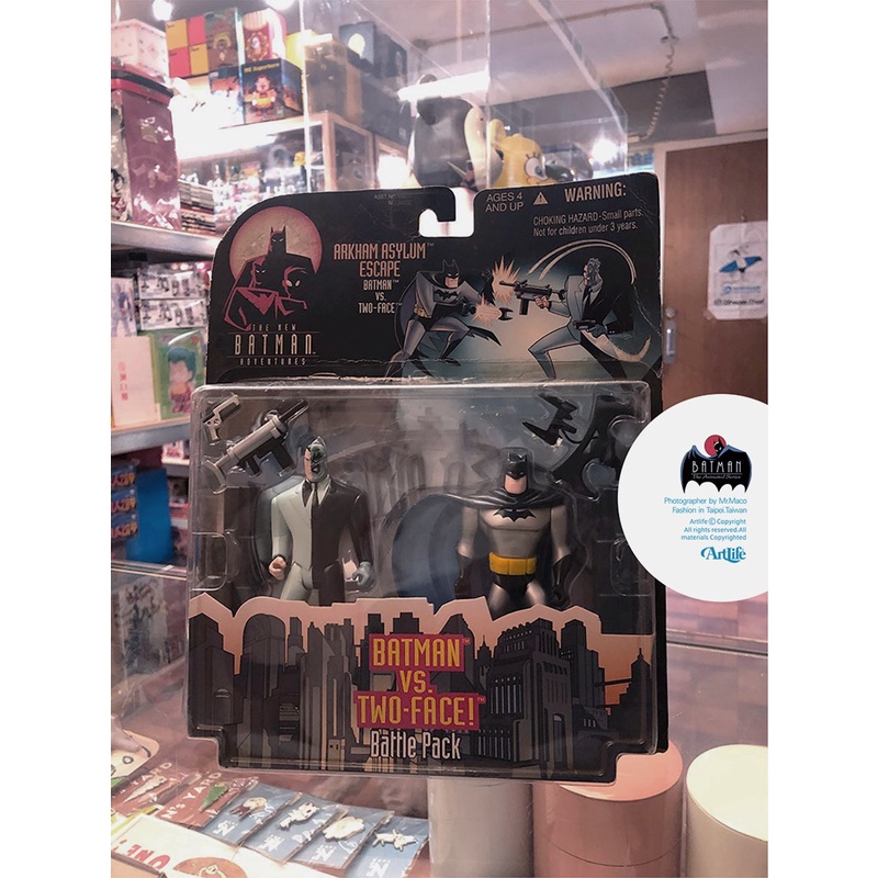 Artlife ㊁ KENNER 1992 DC Animated BATMAN TWOFACE 經典 蝙蝠俠 雙面人