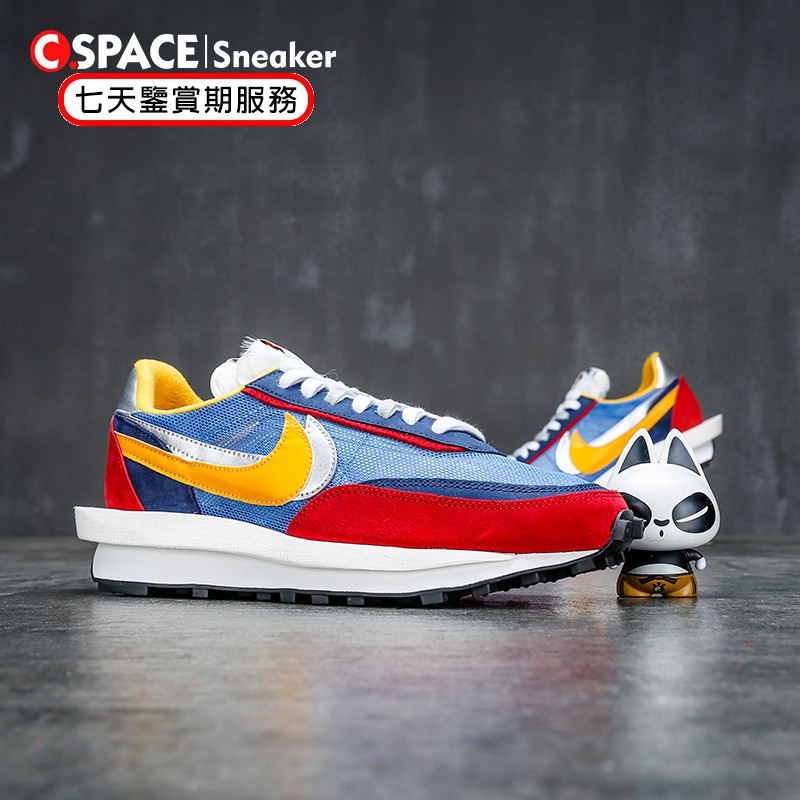 sacai x nike ldv waffle varsity blue