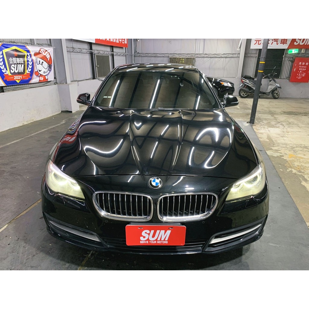 正2014年出廠 小改款總代理BMW 520D  2.0d超貸 找錢 實車實價 全額貸 一手車 女用車 非自售 里程保證