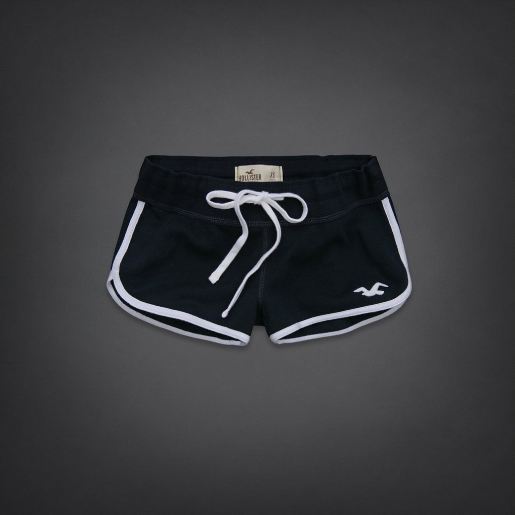 ［現貨］Hollister HCO Shorts  薄刷毛 綁帶 居家 棉質 運動短褲 棉褲 短褲 XS