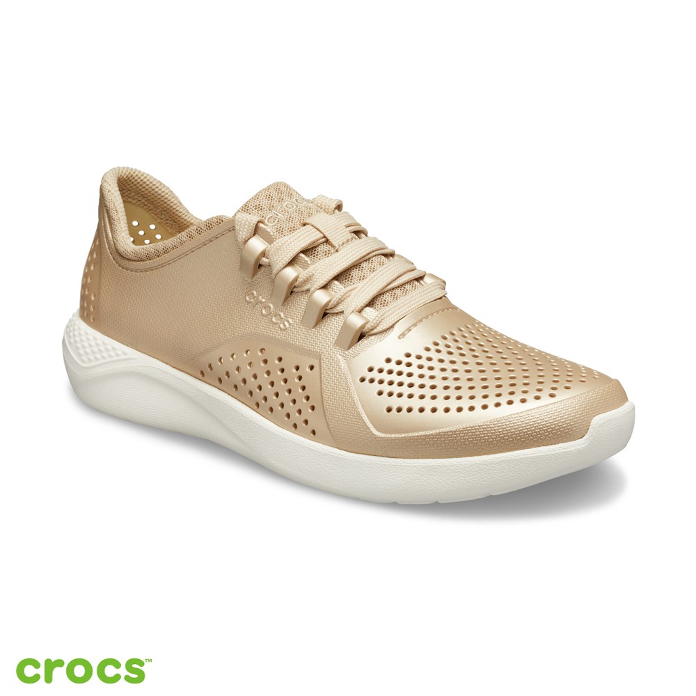 Crocs 卡駱馳 (女鞋) 女士LiteRide徒步繫帶鞋-205235-99P_洞洞鞋