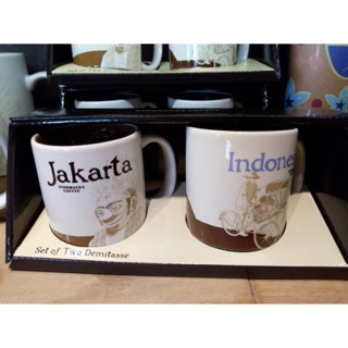 印尼雅加達🇮🇩星巴克Indonesia Jakarta 小杯組 迷你 馬克杯 義式濃縮咖啡杯 Starbucks