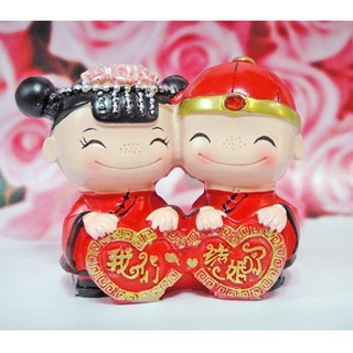 福祿鴛鴦安床娃娃 安床娃娃 喝茶禮 吃茶禮 婚俗用品【皇家結婚用品百貨】