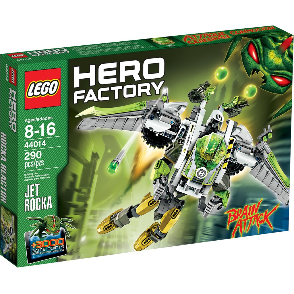 【台中翔智積木】絕版品 LEGO 樂高 英雄工廠 Hero Factory 44014 JET ROCKA