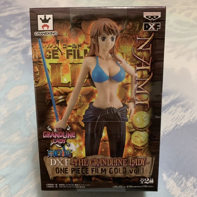 🇯🇵日空版 金證 航海王 海賊王 DXF THE GRANDLINE LADY GOLD vol1 黃金城 娜美