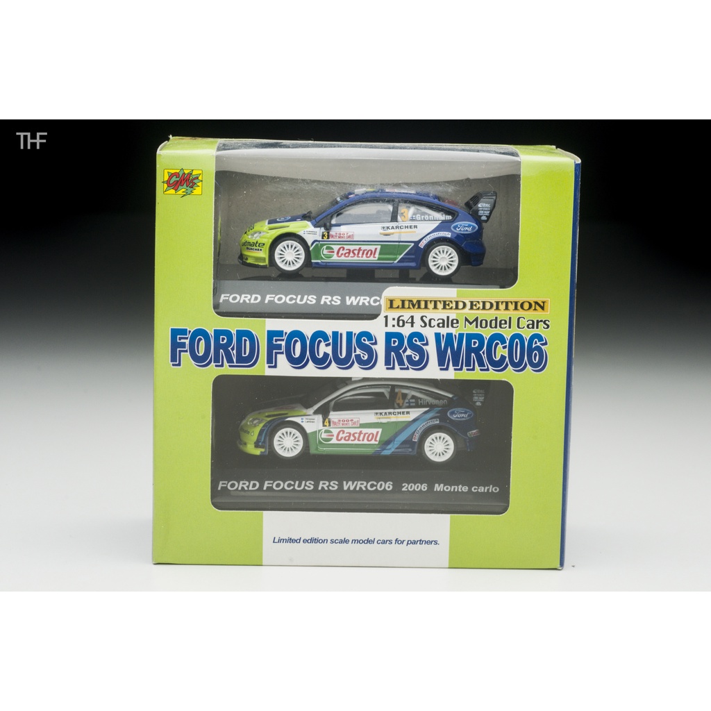 CMS Ford Focus WRC06 雙車組 2006, 2007 蒙地卡羅 1/64