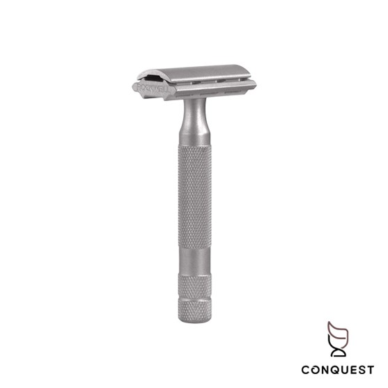 【 CONQUEST 】加拿大 Rockwell Razors Rockwell 6S 不鏽鋼刮鬍刀頂級禮盒 可調式刀頭