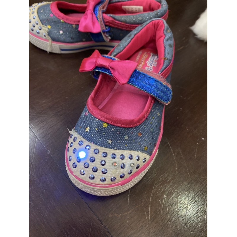 Skechers twinkle女寶寶鞋（內長14cm)