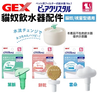 🎈BABY寵貓館🎈日本 GEX 循環式飲水器 視窗型 貓奴啾咪型淨水飲水器-昭和白 維持流動乾淨的水 犬貓用