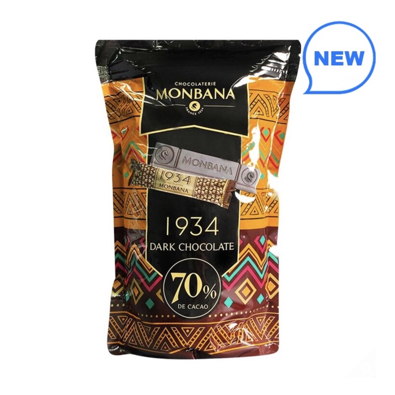 現貨·法國製 Monbana 1934 70%迦納黑巧克力條 640公克 黑巧克力  COSTCO 好市多 代購 70%