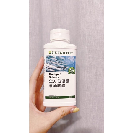 💛含運💛安麗Amway紐崔萊 Nutrilite 全方位優護魚油膠囊 180粒 兩瓶優惠3000元