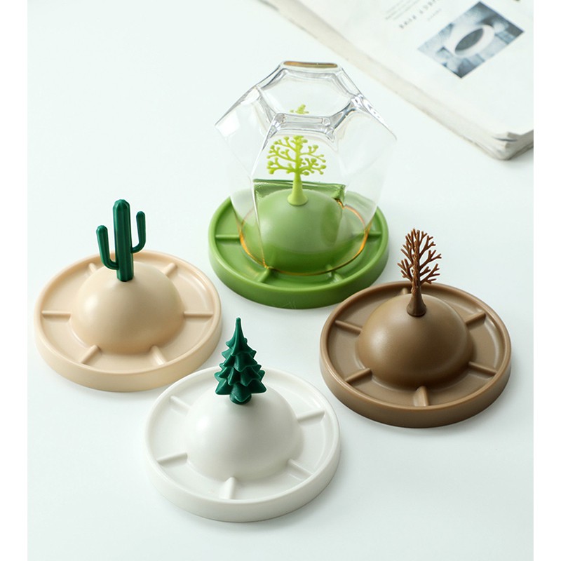 寶貝日雜包 四季創意杯架4件組杯墊瀝水杯架文創杯架水杯架創意水杯架 蝦皮購物