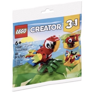 樂高 LEGO 30581 熱帶鸚鵡 百變鸚鵡 Creator 3in1