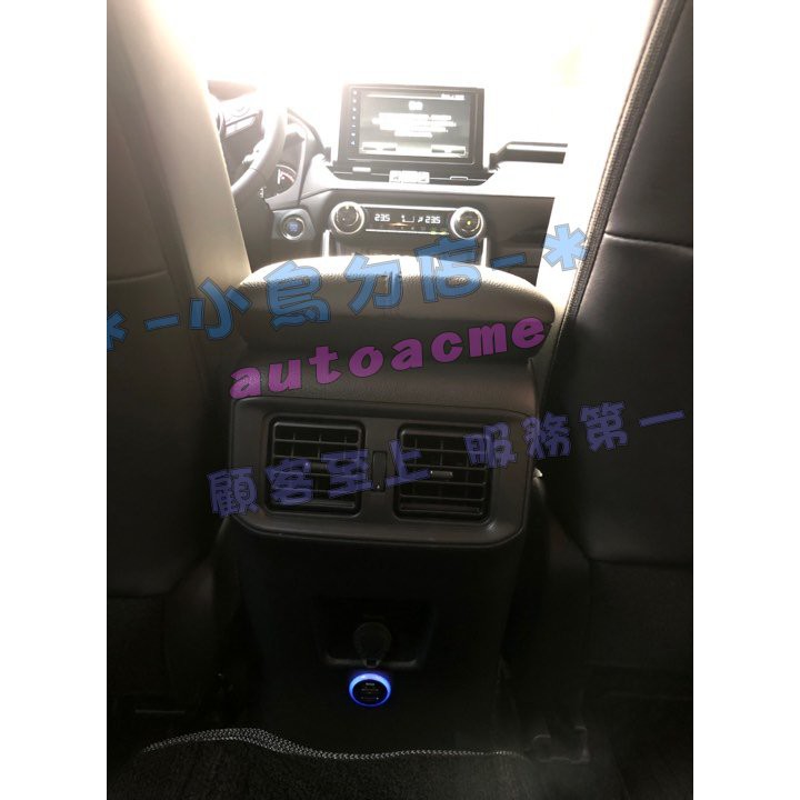 【小鳥的店】2019-2023 5代 五代 RAV4 雙孔 USB 圓型 原廠部品 藍光 充電 2.1A 改裝