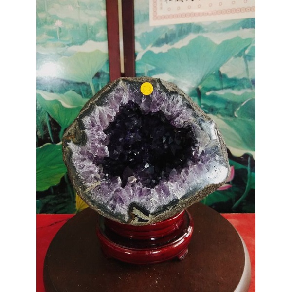 esp級天然 5.3公斤 ((烏拉圭紫水晶洞)) 藏風 納氣