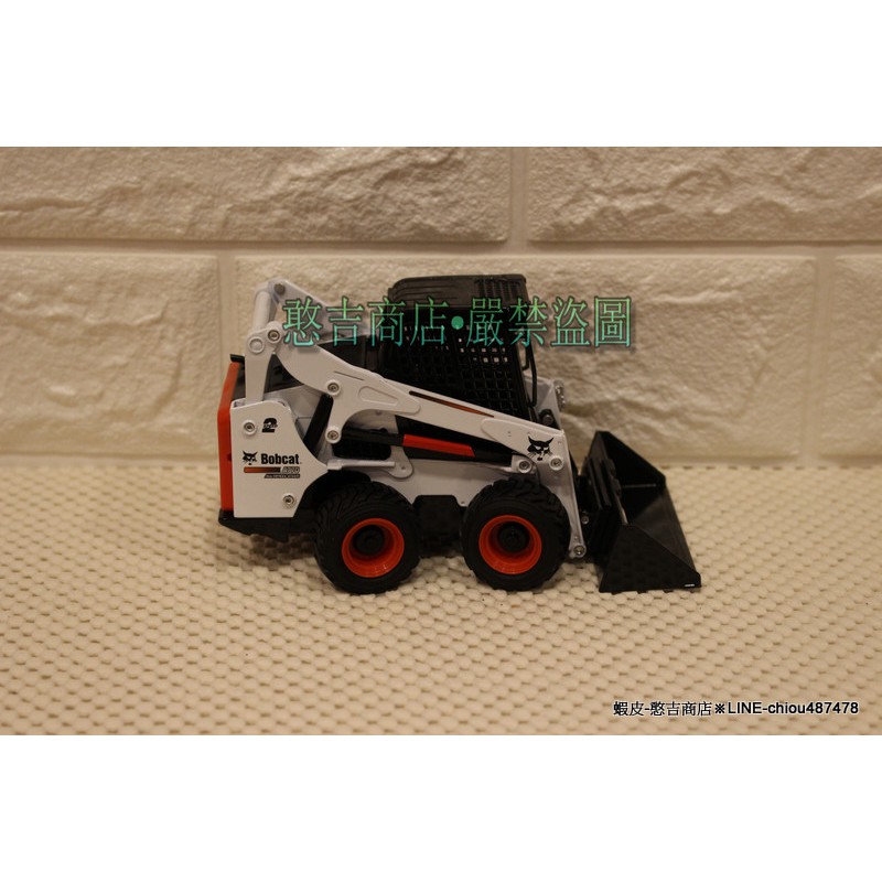 《憨吉商店》【現貨】Bobcat A770鏟裝機•山貓•大比例1:25•工程模型•紙盒裝•