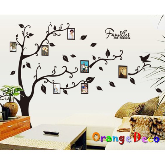 【橘果設計】記憶樹 壁貼 牆貼 壁紙 DIY組合裝飾佈置