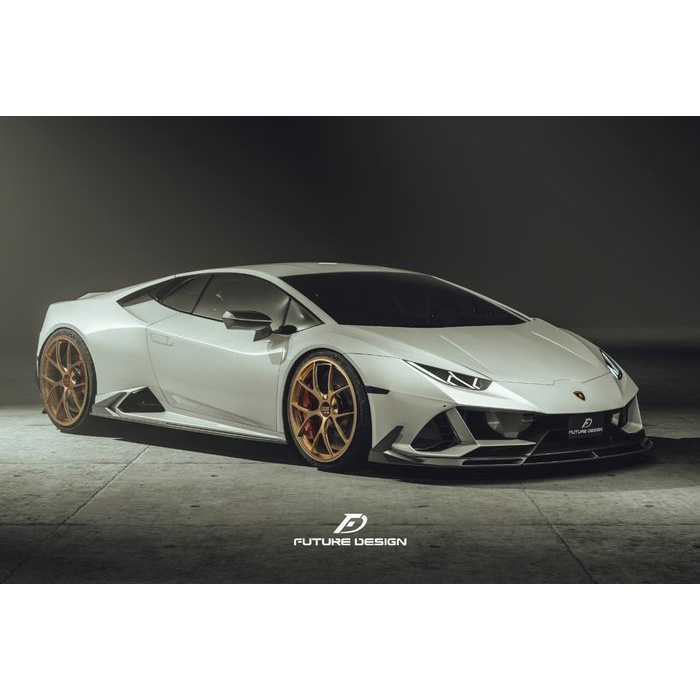 【Future_Design】LAMBORGHINI Huracan EVO 升級 FD品牌 碳纖維 卡夢 前下巴 現貨