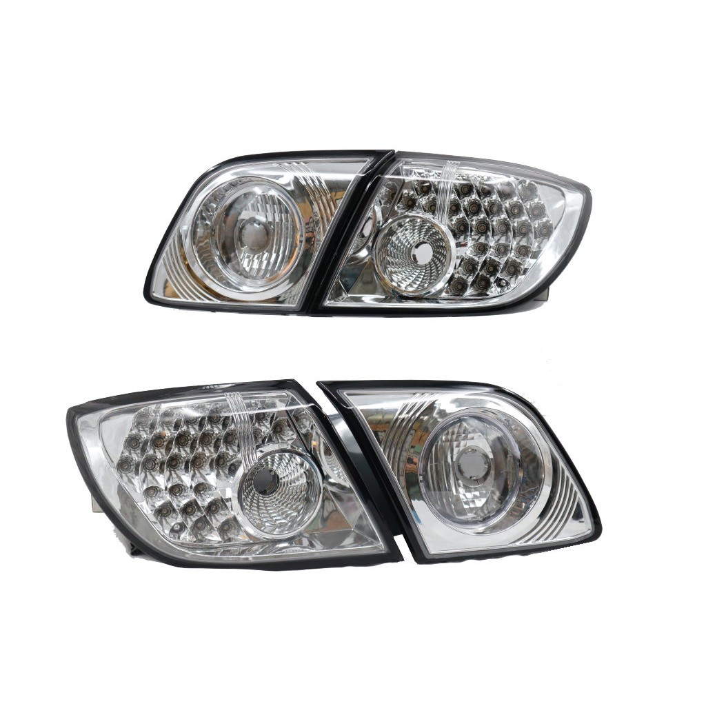 大禾自動車led 晶鑽後燈尾燈4件組適用mazda 3 5d 馬3 5門03 09 蝦皮購物