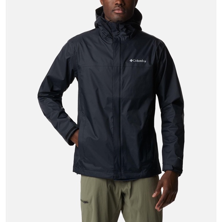 【現貨】Columbia Omni-Tech風衣外套 黑色 美版L 防風防水 戶外登山品牌 哥倫比亞外套