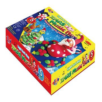MODOH 聖誕禮盒 (附音樂盒) 輕黏土 聖誕節 黏土組合