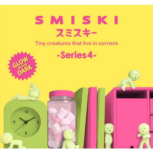 日本盒玩 Smiski 不可思議的夜光精靈第四彈(單入隨機款)  Smiski公仔 Smiski盒玩 夜光精靈公仔 扭蛋
