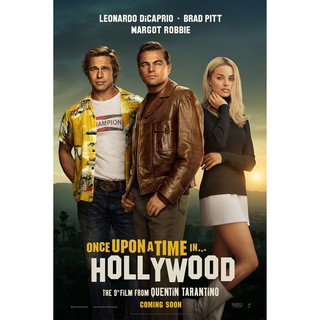 《從前有個好萊塢》電影護膜海報Once Upon a Time in Hollywood
