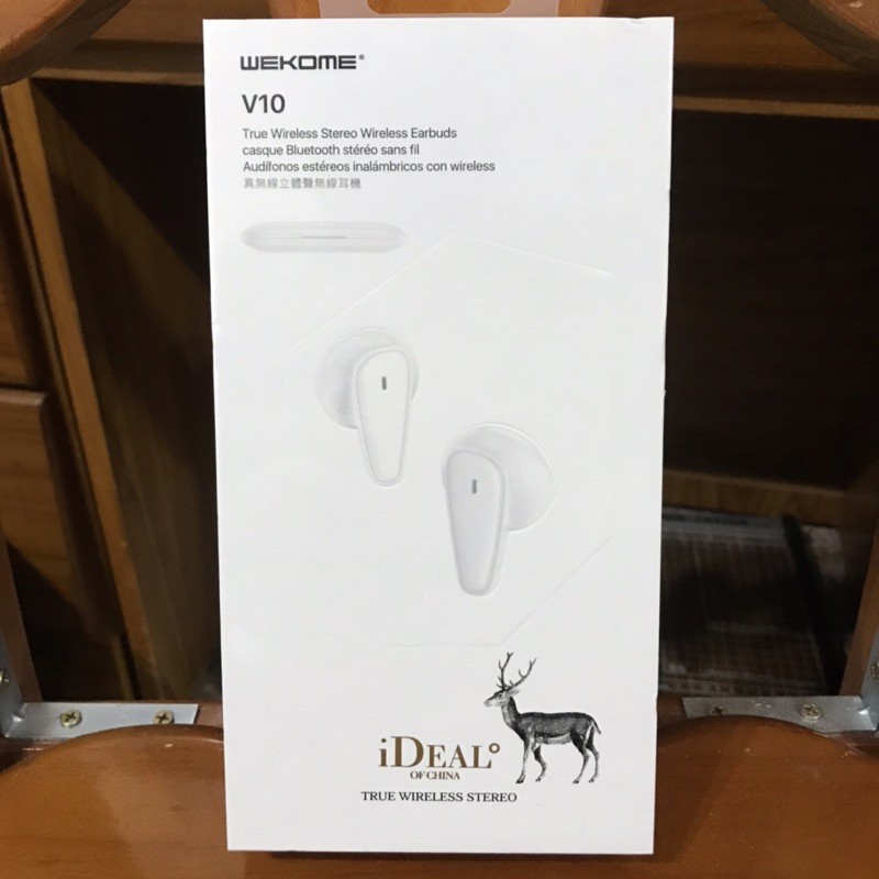 [特價]WEKOME V10 真無線立體聲藍牙耳機 白鹿系列 有原廠雷標 保證正品