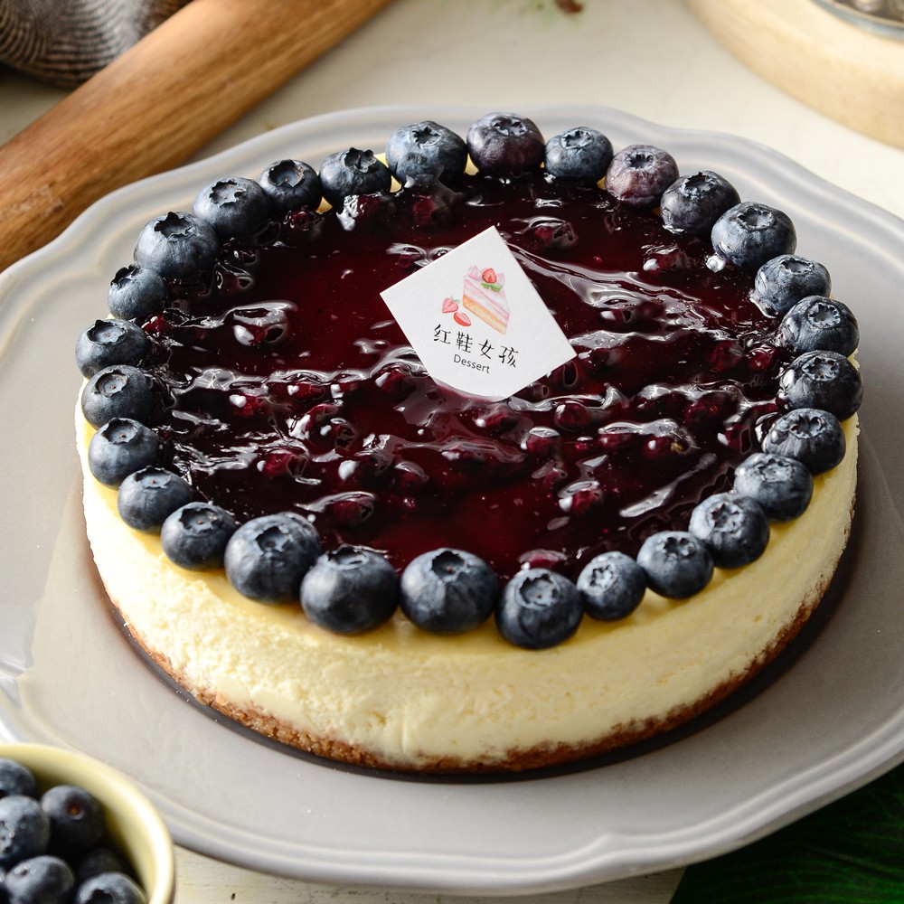 【紅鞋女孩】藍莓重乳酪蛋糕｜6吋