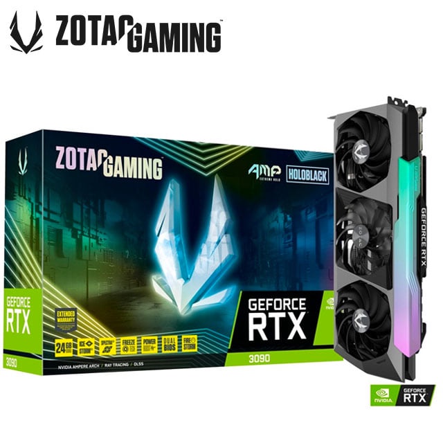 ZOTAC GAMING GeForce RTX 3090 AMP Core Holo 顯示卡 2021/11/22更新