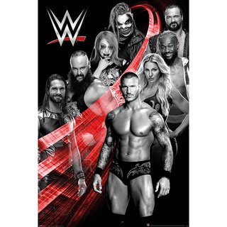WWE Superstars 英國進口海報 Randy Orton / Seth rollins /Bray Wyatt