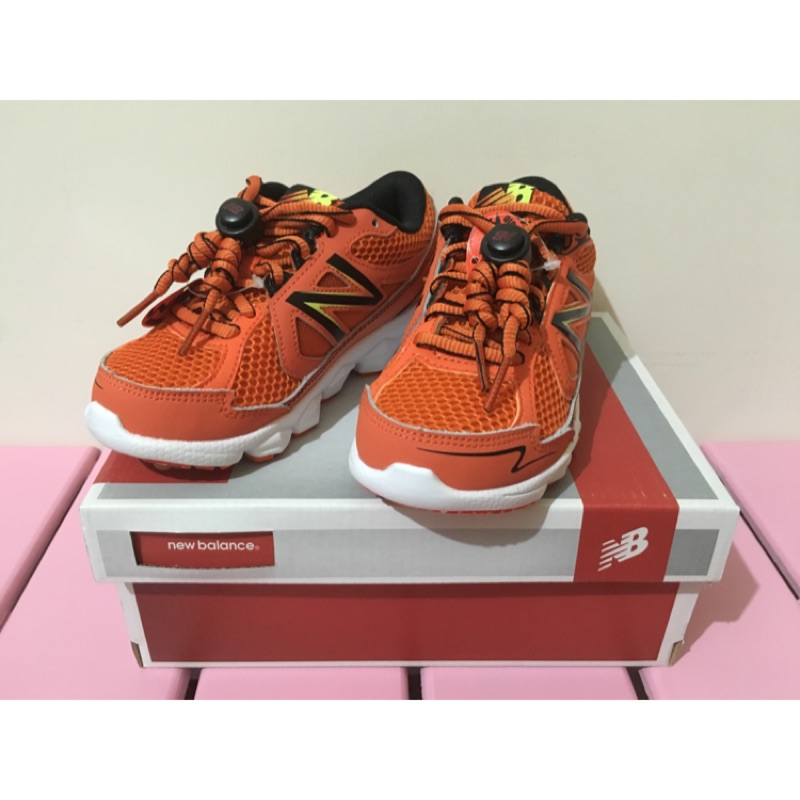 全新 new balance 童鞋 橘色 US12號 17.5cm 賠售