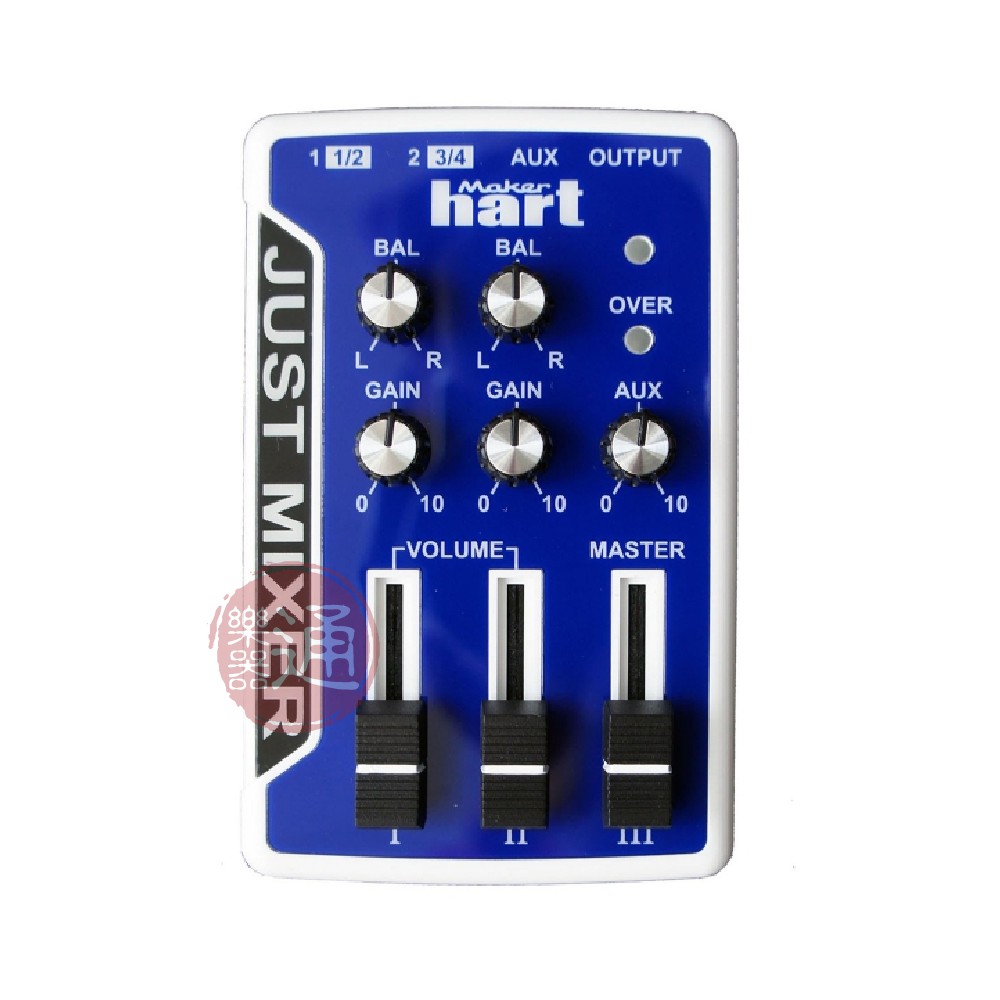 MakerHart / Just mixer 迷你3軌混音器【樂器通】