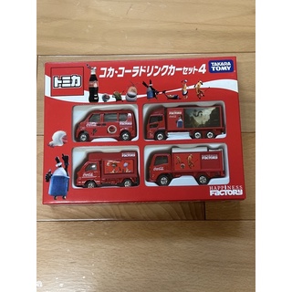 Tomica tomy 多美小汽車 可口可樂禮盒組 Coca Cola set 4