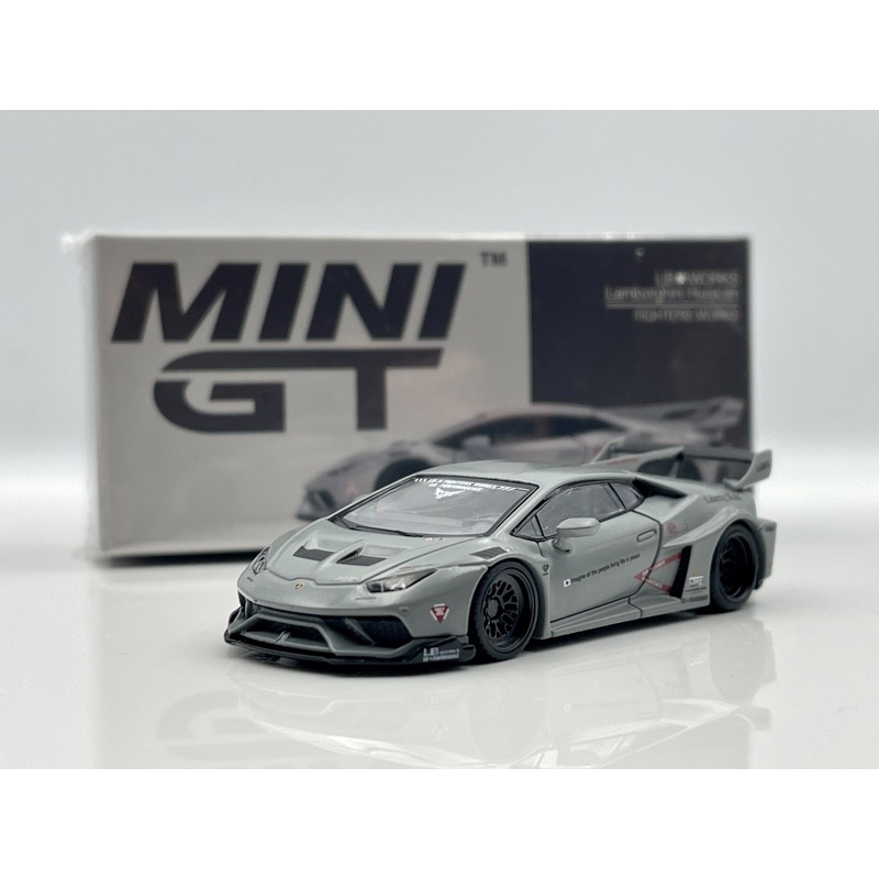 78車庫｜MINI GT minigt #258 Lamborghini Huracan LBWK 灰牛 戰鬥 小牛