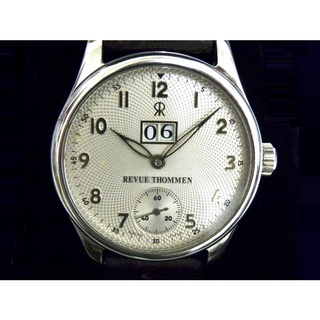 [專業模型] 機械錶 [Revue Thommen 16060.3] 梭曼手上鍊錶[銀色面]大錶徑