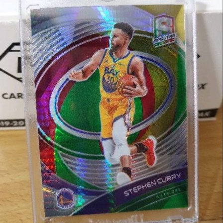 Panini Spectra Stephen Curry 限量75 61/75 閃亮 附殼 NBA球員卡 籃球卡