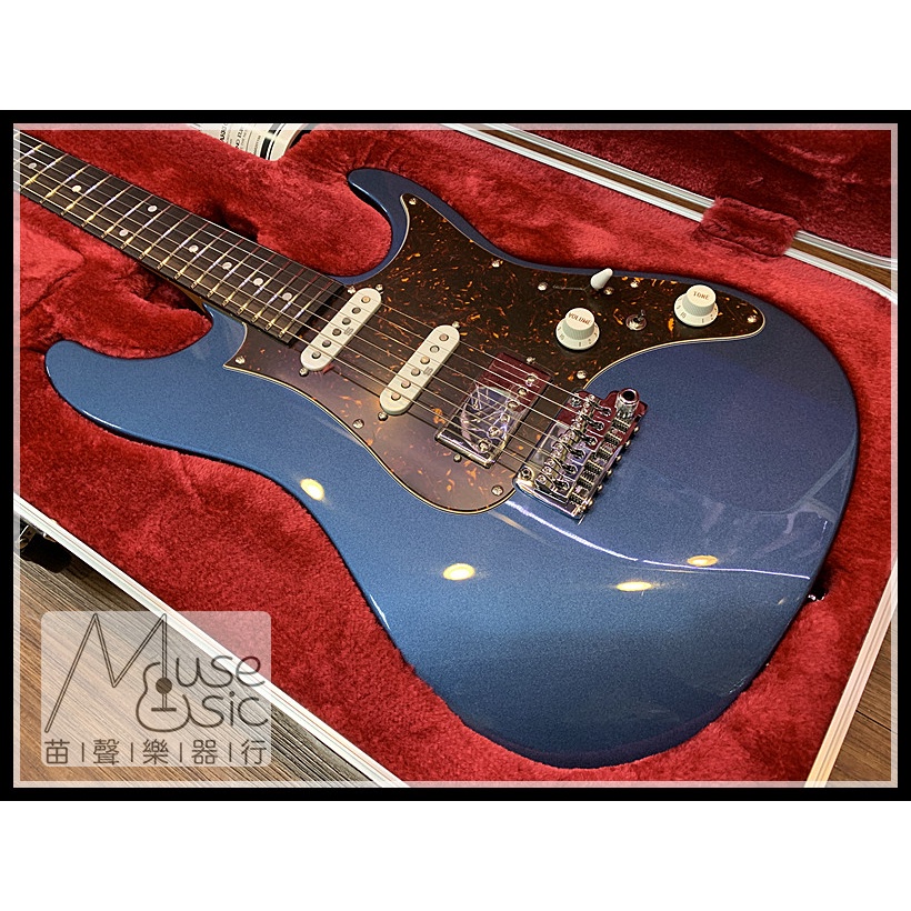 【苗聲樂器Ibanez旗艦店】Ibanez Prestige AZ2204N 藍色小搖座電吉他