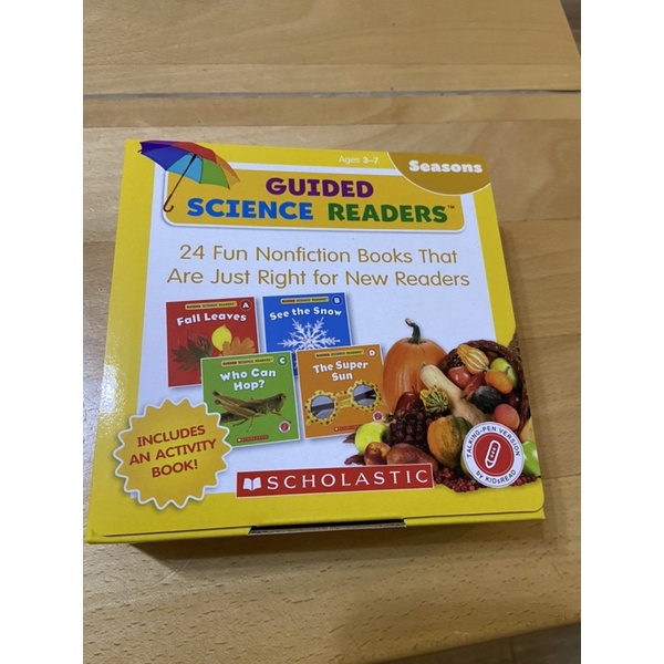 KidsRead 二手近新 Guided Science Readers_Seasons_季節(點讀版）